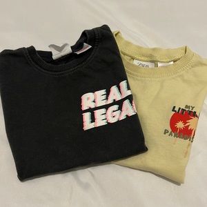 18-24 M Zara tees